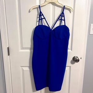 Midi Electric Blue Dress